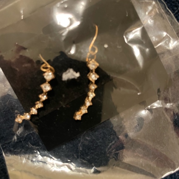 NWT fun constellation pattern drop crystal earrings - Picture 4 of 4